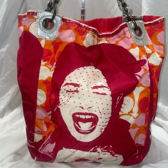 Coach 2008 RARE Laughing Girl Bonnie Cashin Limited Edition Tote Bag - Picture 1 of 14